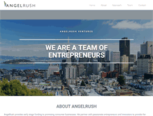 Tablet Screenshot of angelrush.com